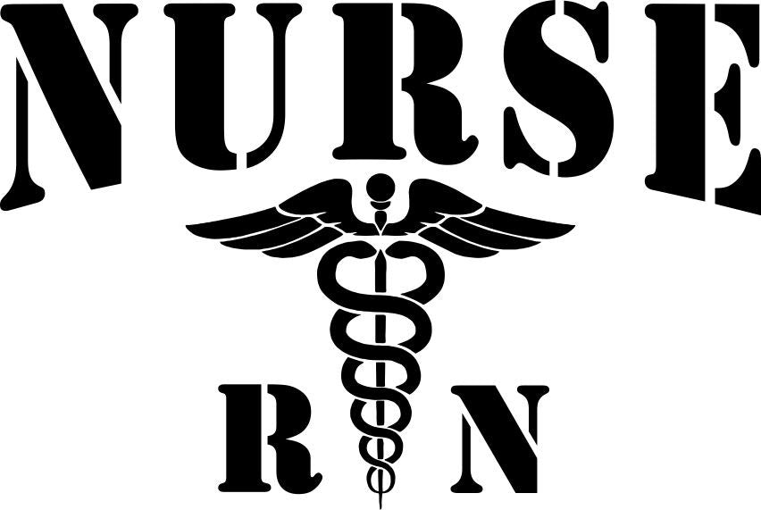 Nurse rn nurse decal - North 49 Decals