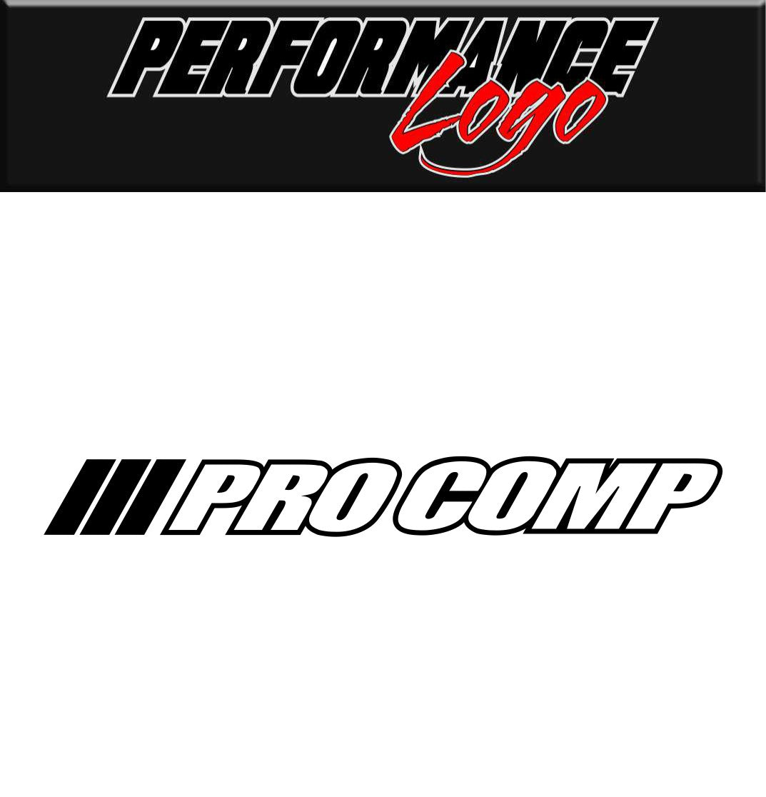 Pro comp decal, car decal, sticker