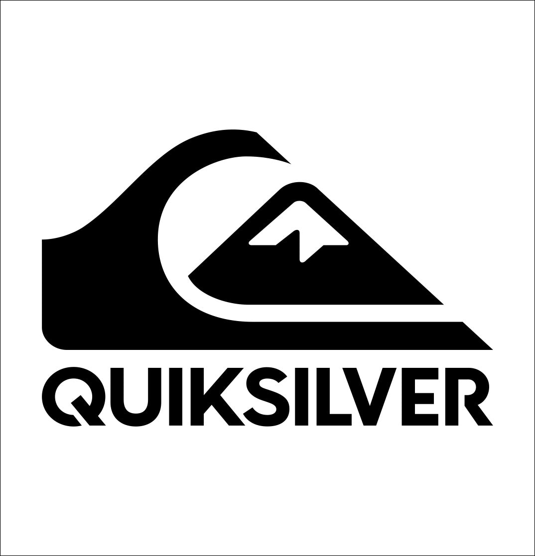 Quiksilver decal, skateboarding decal, car decal sticker