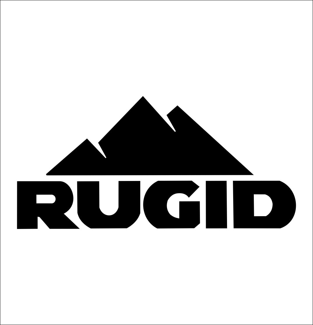 rugid decal, car decal sticker