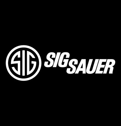 sig sauer decal, firearm decal, car decal sticker