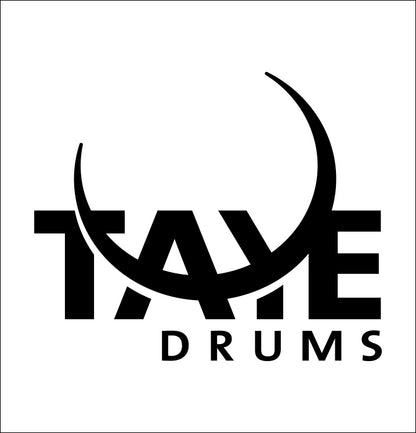 Taye Drums decal, music instrument decal, car decal sticker