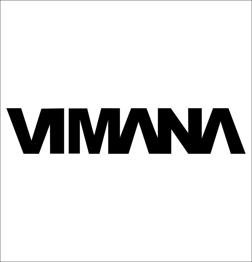 Vimana decal, sticker, ski snowboard decal