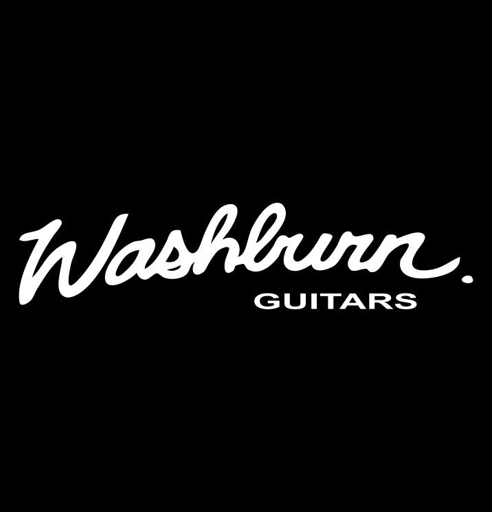 Washburn Guitars decal, music instrument decal, car decal sticker