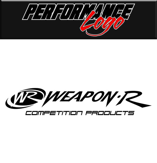 weapon r decal, car decal sticker