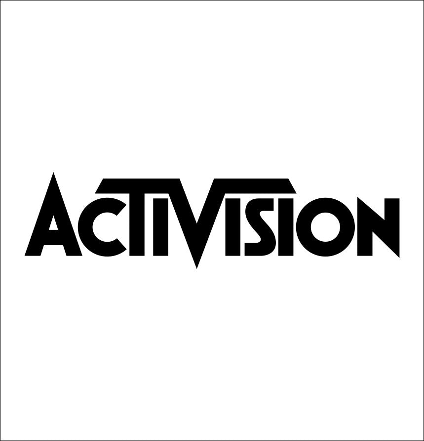 Activision decal, video game decal, sticker, car decal