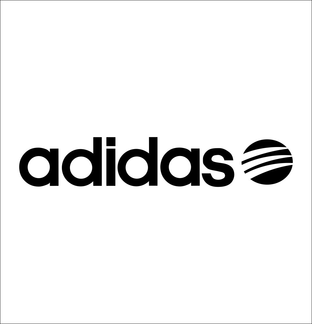 Adidas decal, car decal sticker