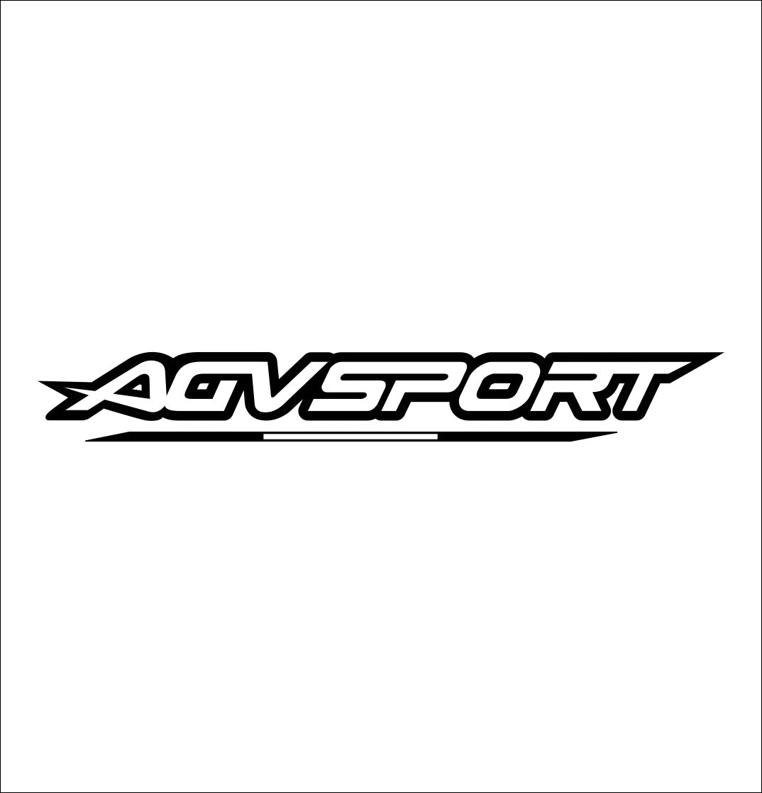 agv sport decal, car decal sticker