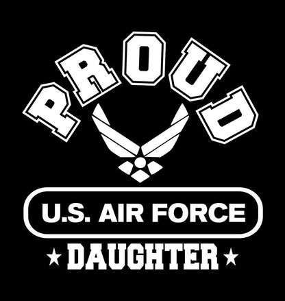 Proud US Airforce Daughter decal