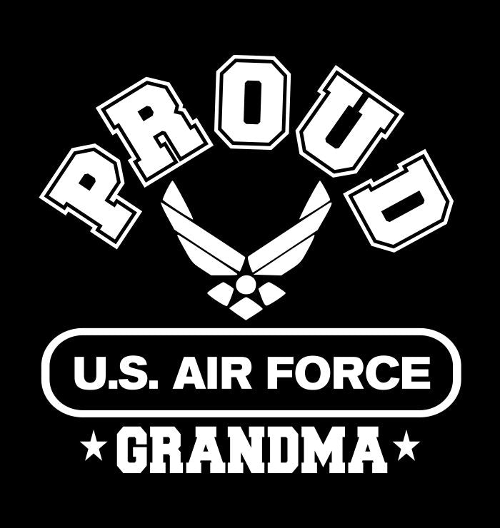 Proud US Airforce Grandma decal