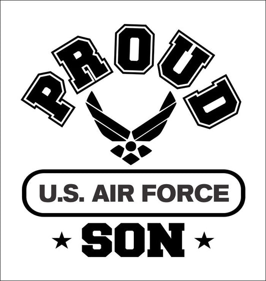 Proud US Airforce Son decal