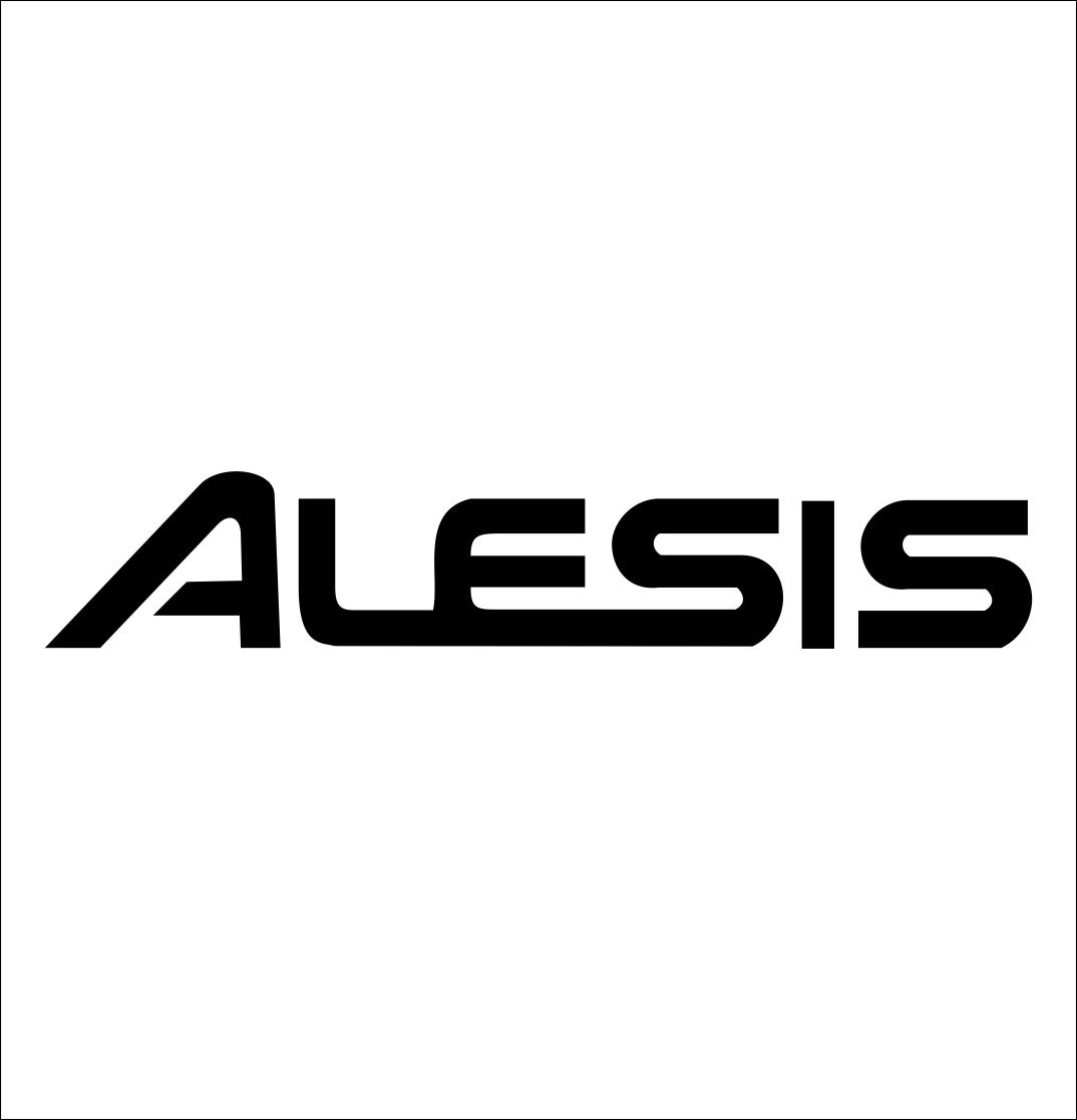 Alesis decal, music instrument decal, car decal sticker