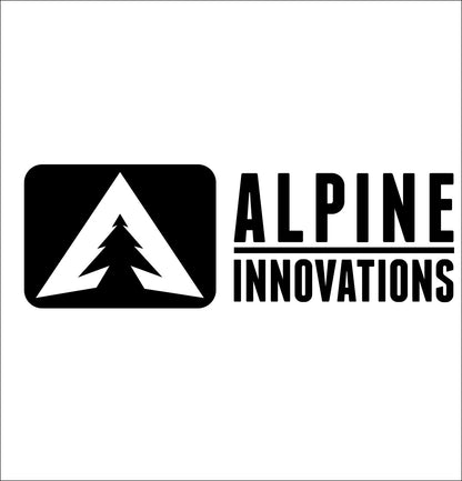 Alpine Innovations decal, car decal sticker