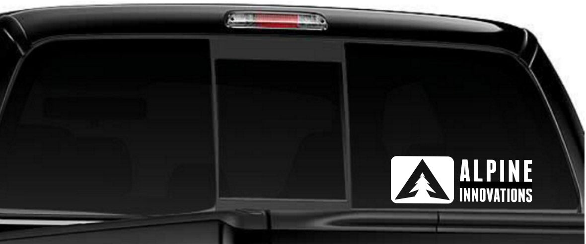 Alpine Innovations decal, car decal sticker