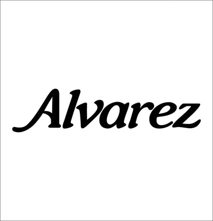 alvarez decal, music instrument decal, car decal sticker