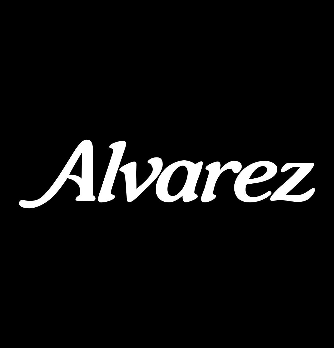 alvarez decal, music instrument decal, car decal sticker