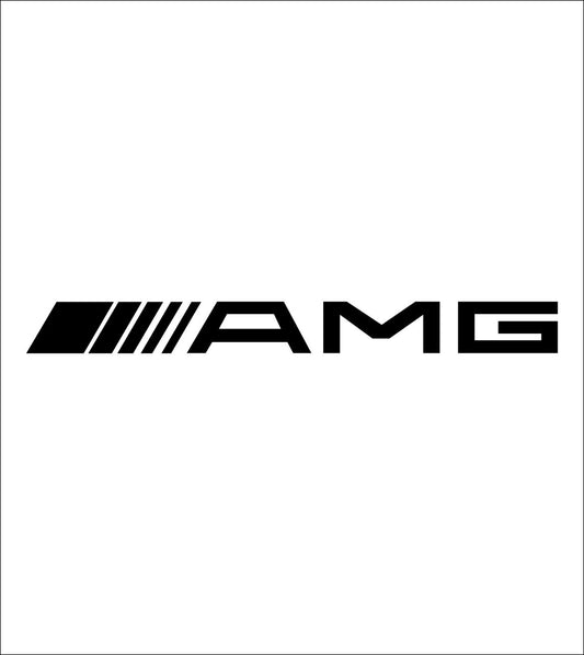 amg decal, sticker, car decal