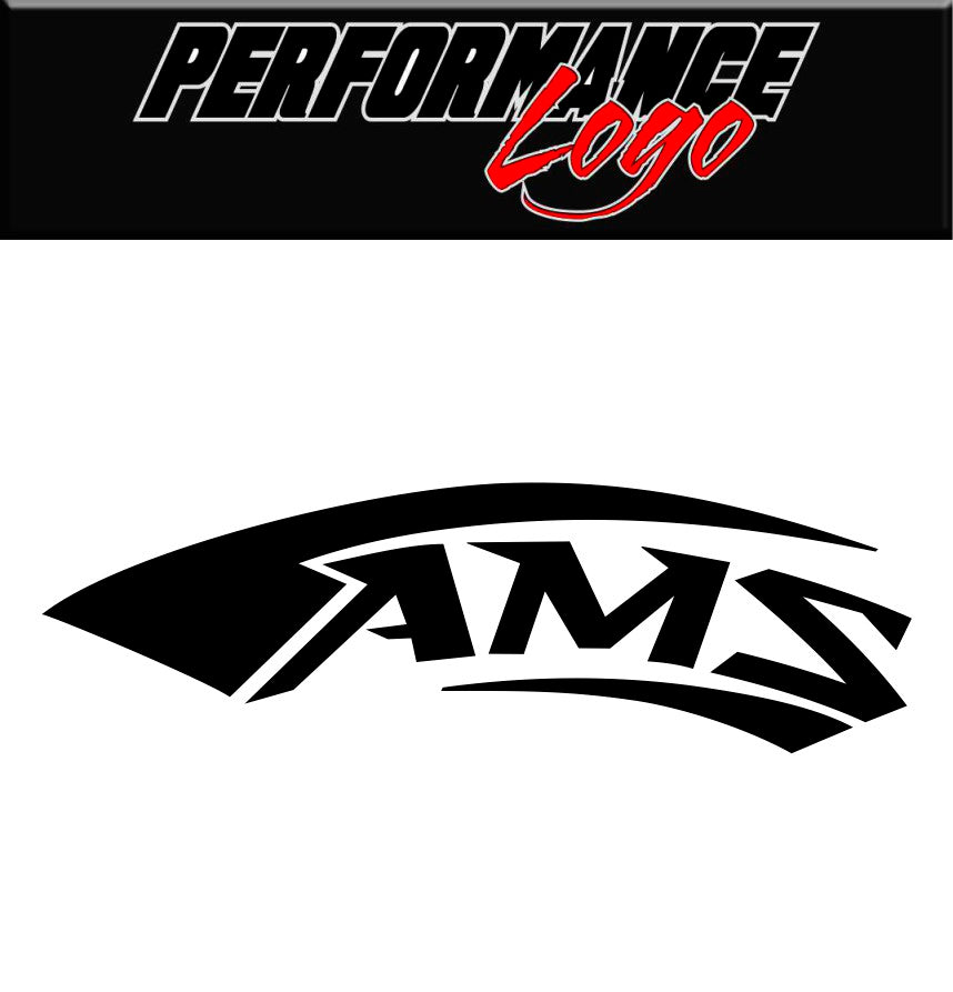 AMS Tires decal, performance car decal sticker