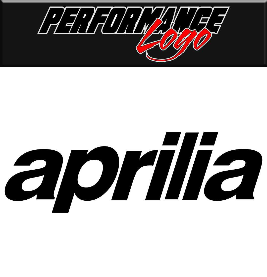 Aprilia decal performance decal sticker