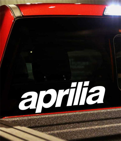 aprilia performance logo decal - North 49 Decals