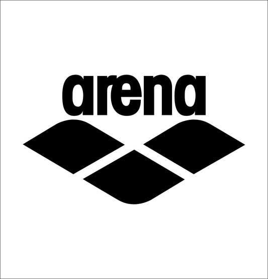 Arena Swimwear decal, car decal sticker