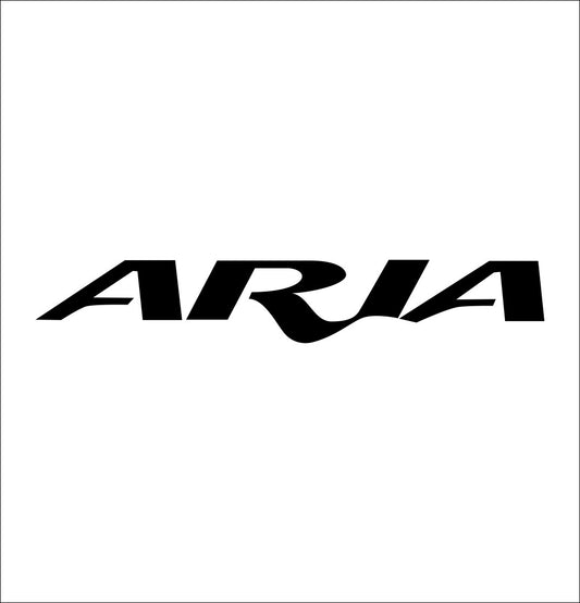 Aria decal, music instrument decal, car decal sticker