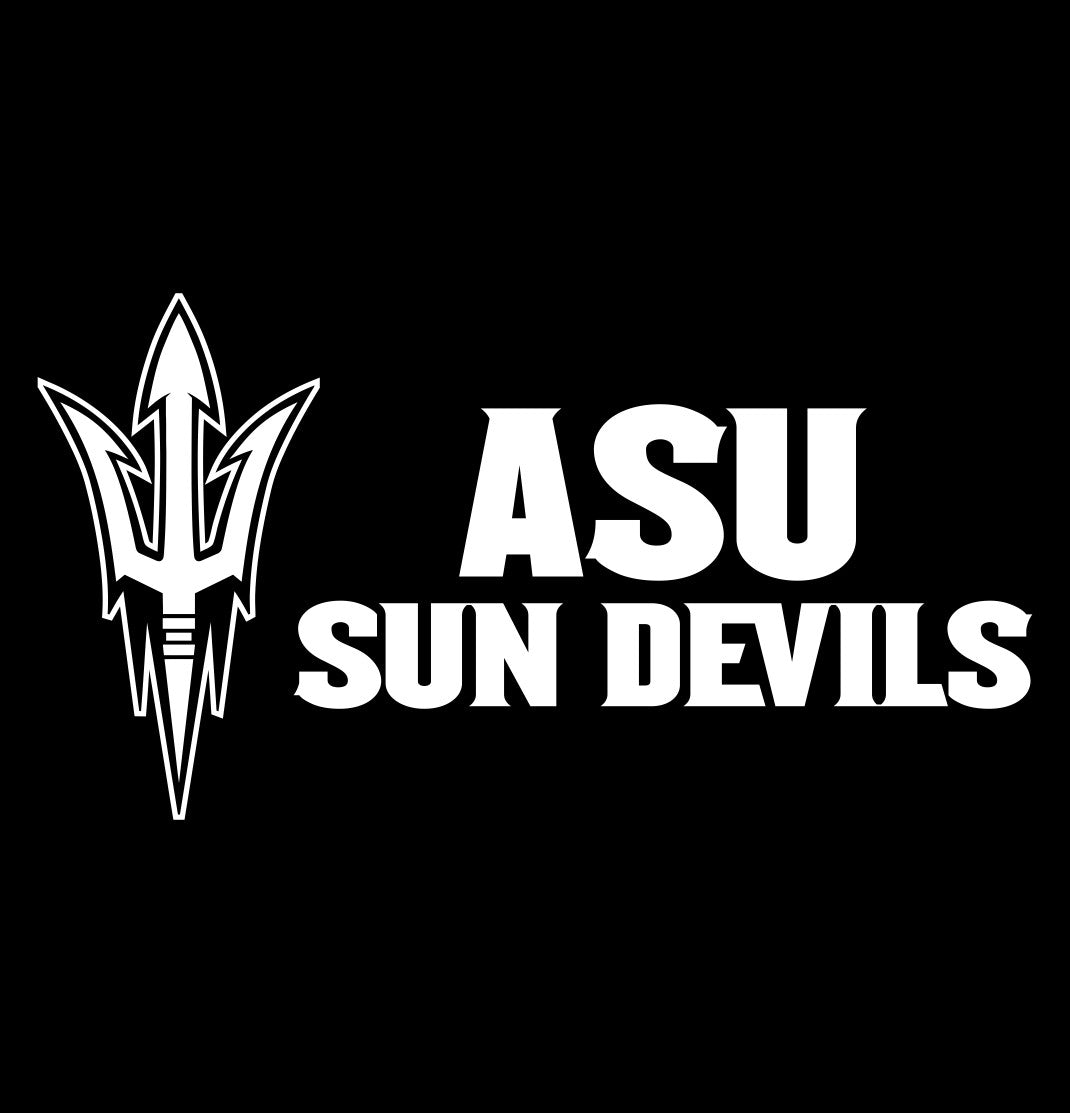 Arizona State Sun Devils decal, car decal sticker, college football