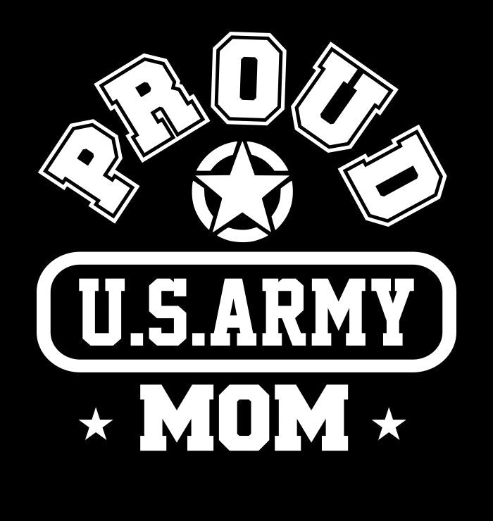 Proud US Army Mom decal