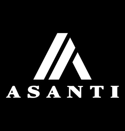 Asanti Wheels decal, performance car decal sticker