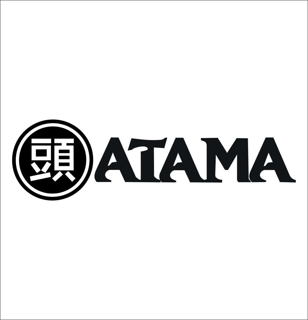 Atama decal, mma boxing decal, car decal sticker