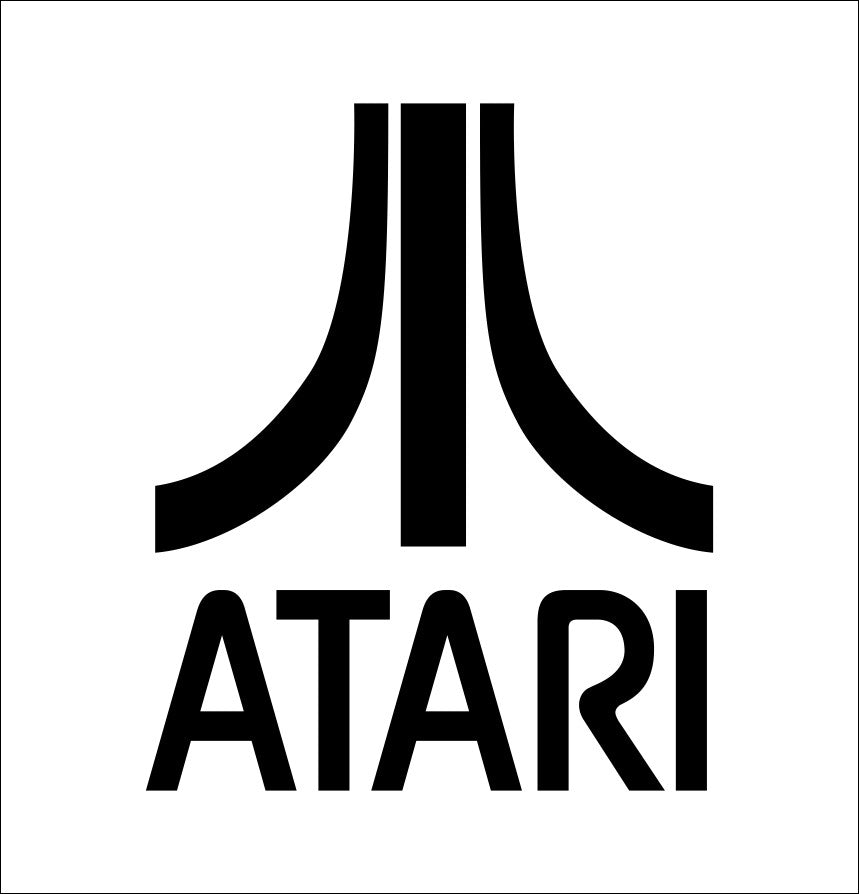 Atari decal, video game decal, sticker, car decal