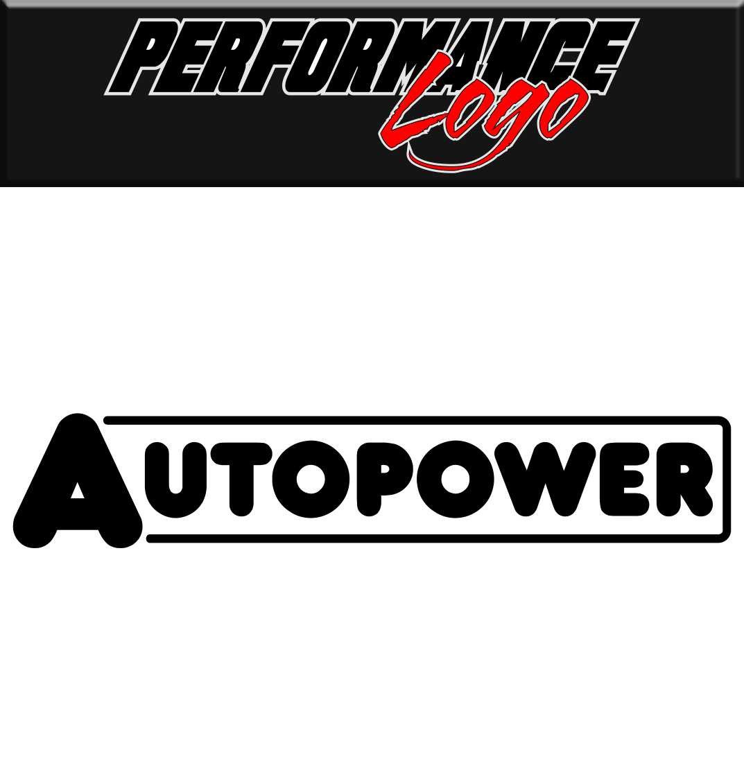 Autopower decal performance decal sticker