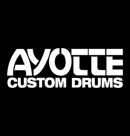 Ayotte Drums decal, music instrument decal, car decal sticker