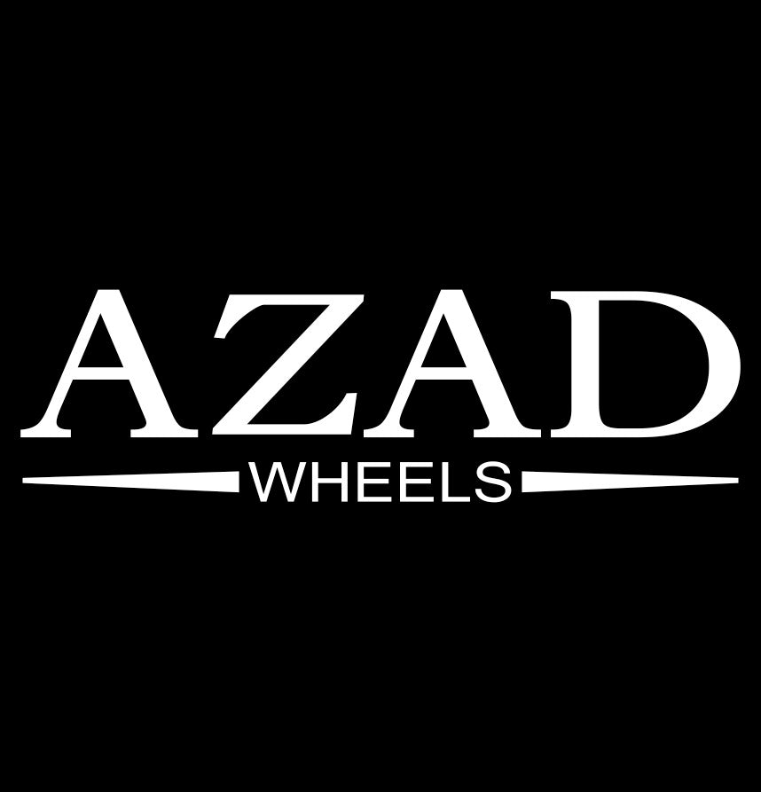 Azad Wheels decal, performance car decal sticker