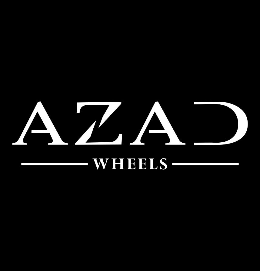 Azad Wheels decal, performance car decal sticker