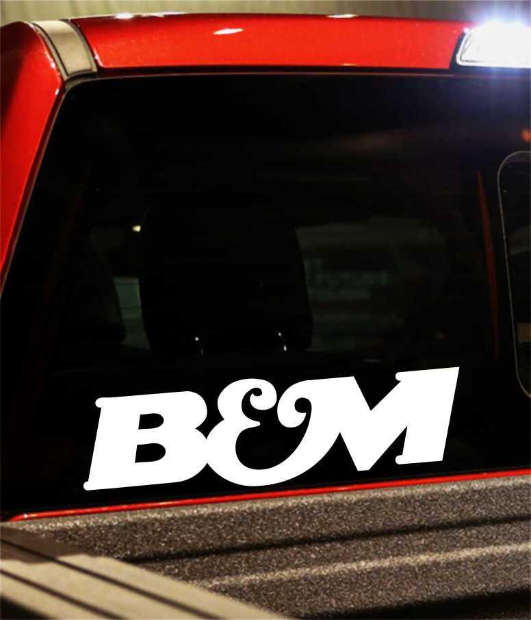 b&m performance logo decal - North 49 Decals
