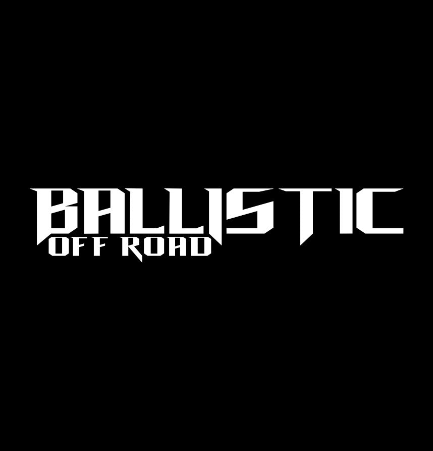 Ballistic Off Road decal, performance car decal sticker