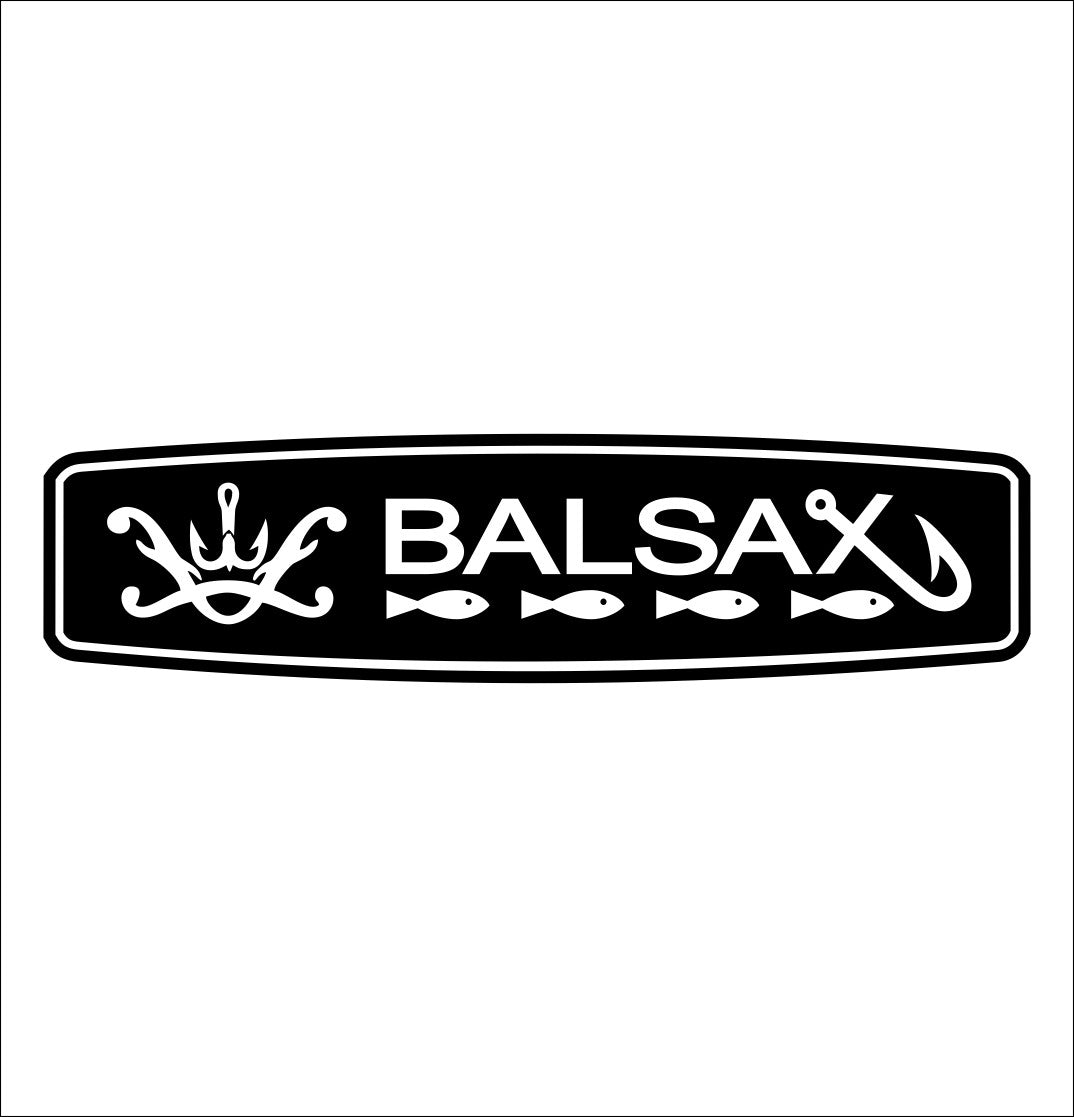 Balsax decal, fishing hunting car decal sticker