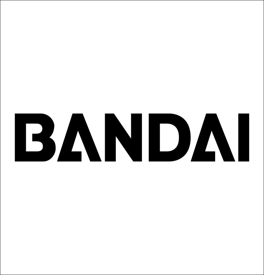 Bandai decal, video game decal, sticker, car decal