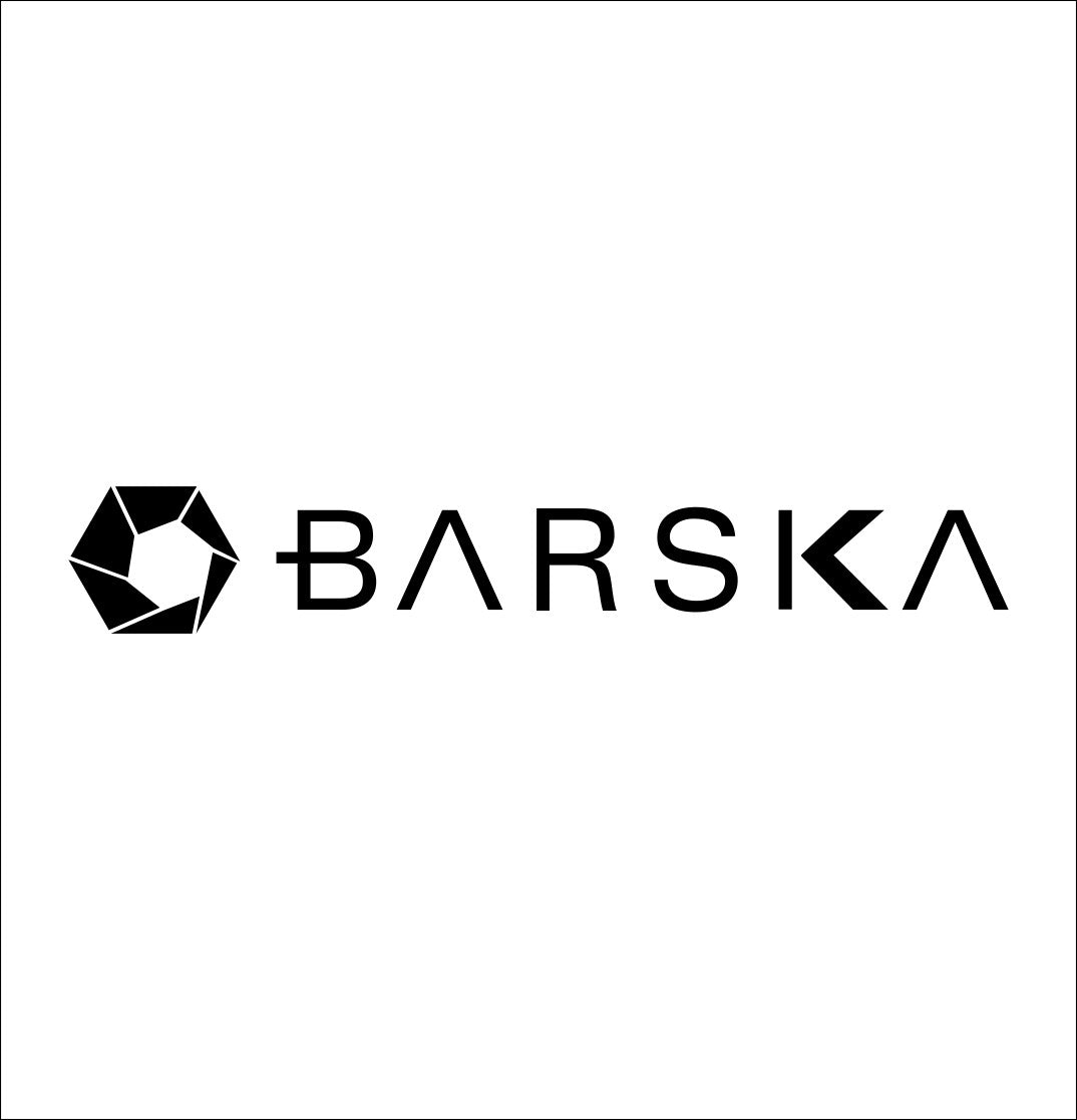 Barska decal, sticker, car decal