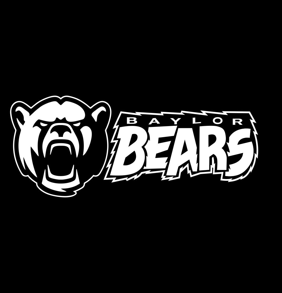 Baylor Bears decal, car decal sticker, college football