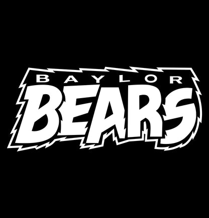 Baylor Bears decal, car decal sticker, college football