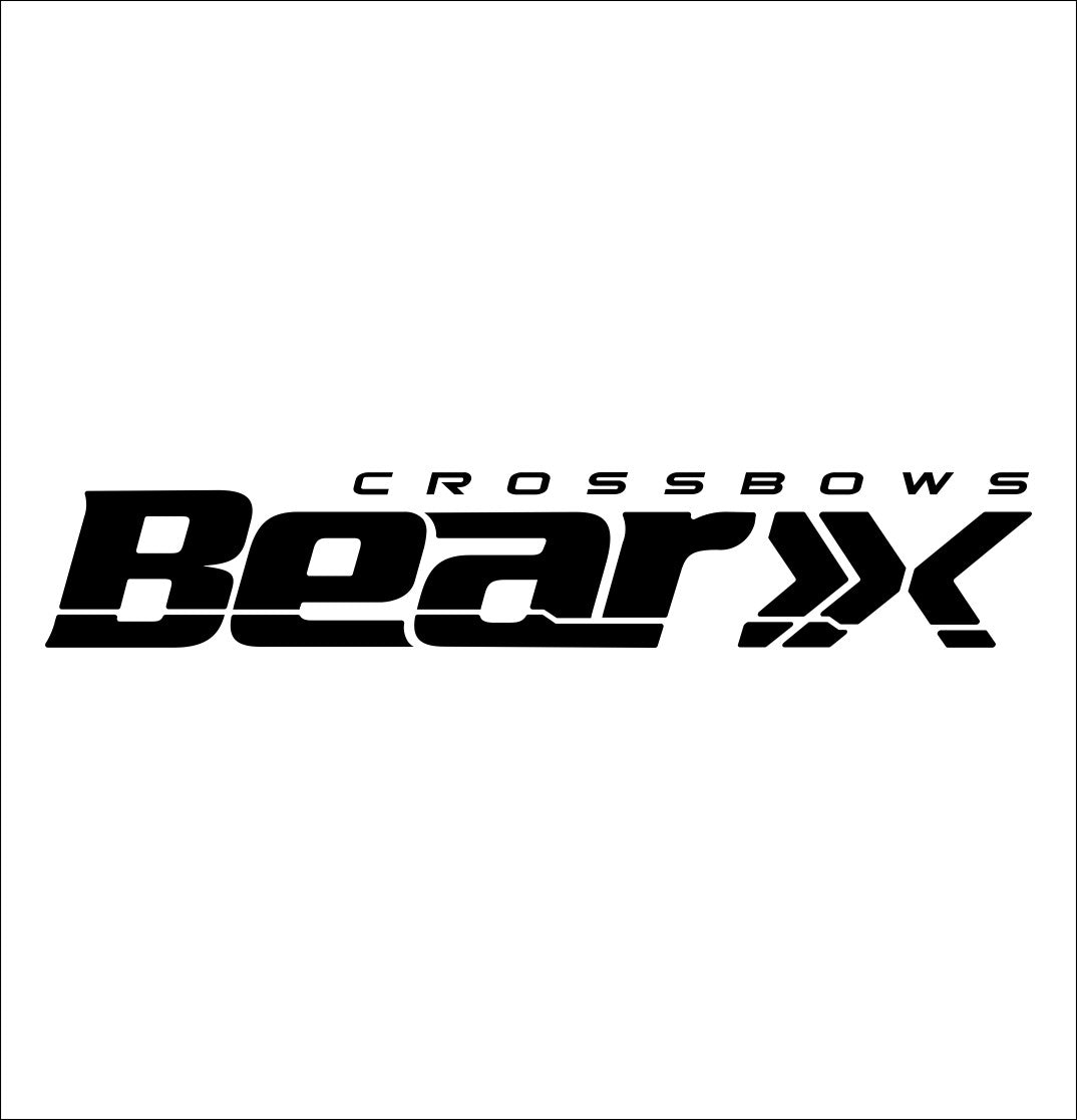 Bear X Crossbows decal, fishing hunting car decal sticker