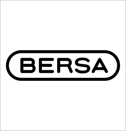 Bersa decal, firearm decal, car decal sticker