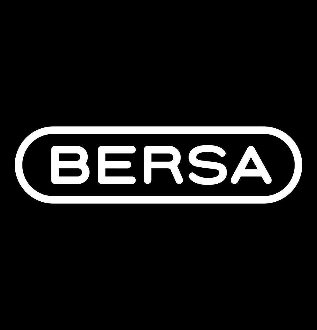 Bersa decal, firearm decal, car decal sticker