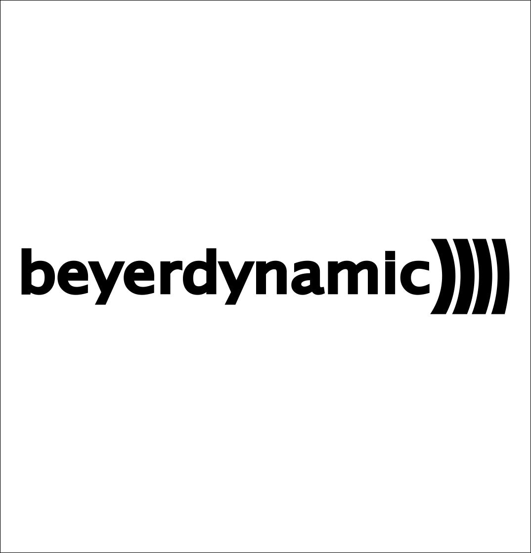 Beyerdynamic decal, music instrument decal, car decal sticker