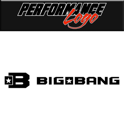 Big Bang Wheels decal, performance car decal sticker