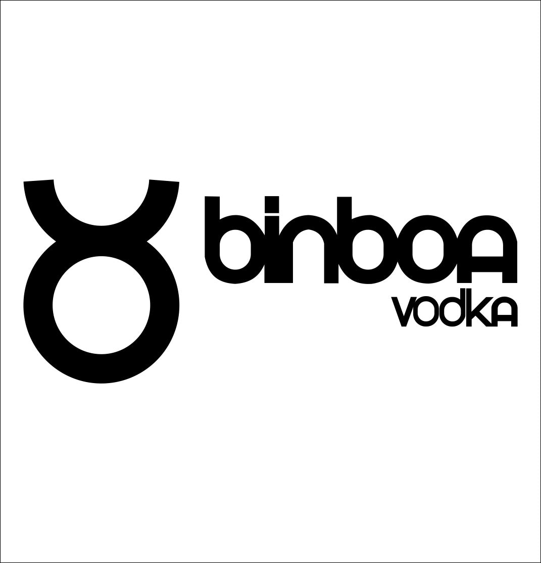 Binboa decal, vodka decal, car decal, sticker