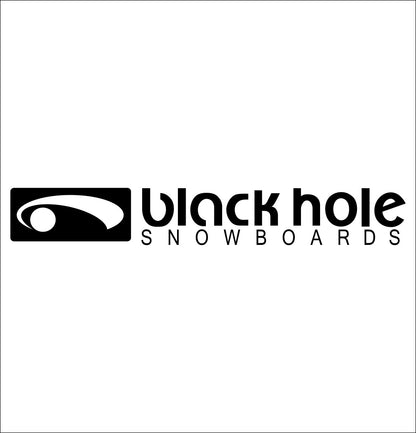 Blackhole Snowboards decal, ski snowboard decal, car decal sticker