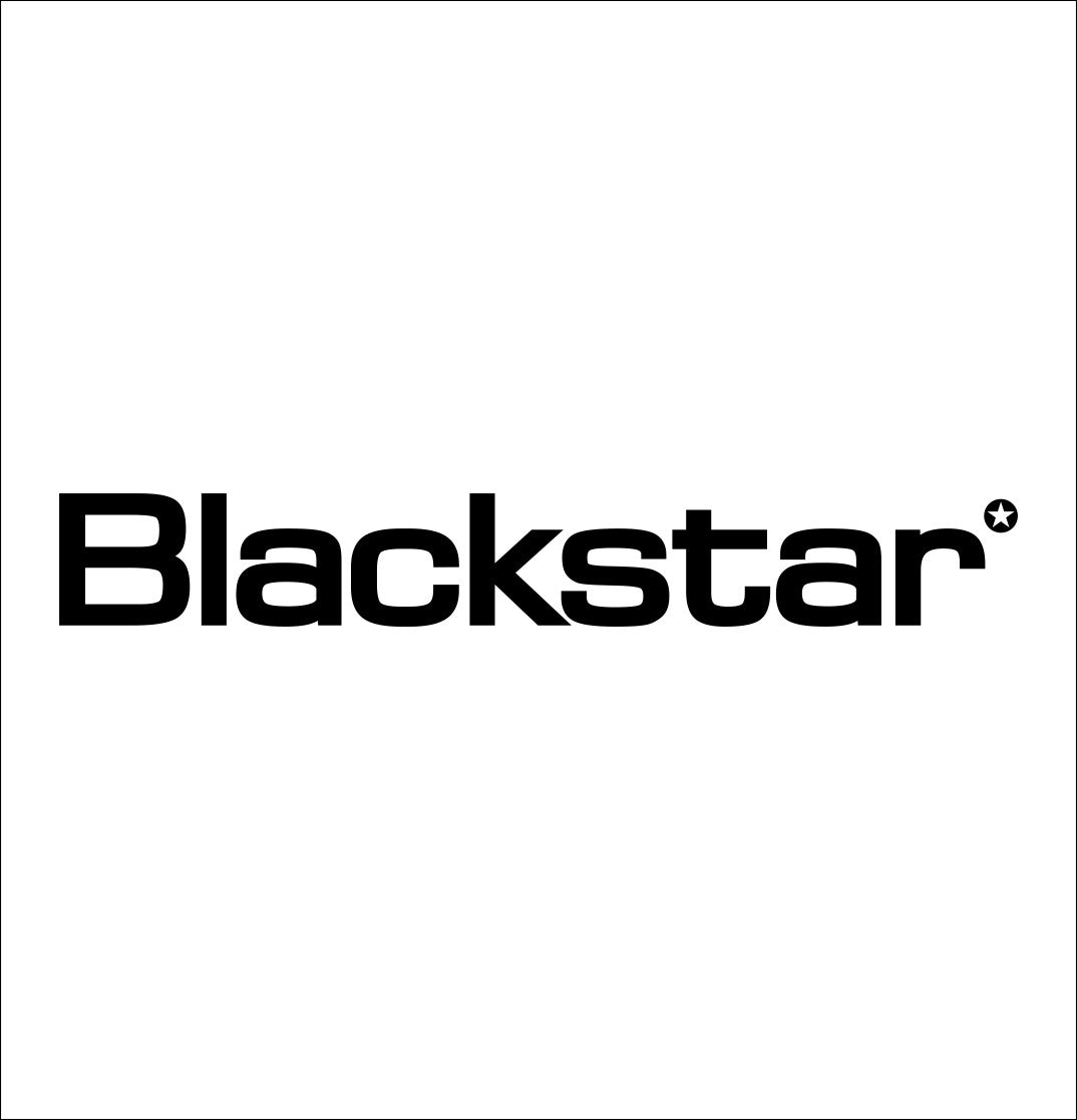 Blackstar decal, music instrument decal, car decal sticker